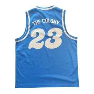 Carolina Blue “The Colony” Jersey RARE Size Large #23